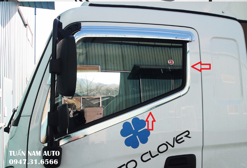 NẸP CHÂN KÍNH XE TẢI NEW MIGHTY EX8, MIGHTY EX6