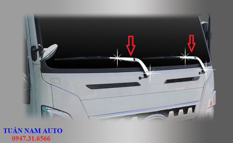 ỐP CẦN GẠT MƯA CRÔM XE TẢI MIGHTY EX8/ EX6