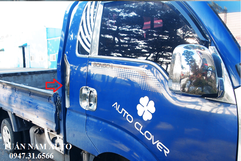 ỐP CRÔM TRANG TRÍ SAU XE TẢI KIA K250/ K200/ BONGGO III
