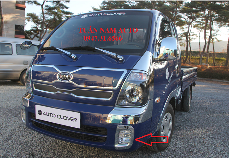 ỐP CHROME ĐÈN XƯƠNG MÙ KIA K250/ K200/ BONGGO 3