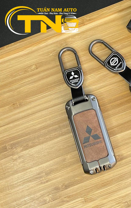 Ốp bọc chìa khoá Mitsubishi Xpander, Outlander, Attrage, Mirage, Pajero chìa thông minh Smarkey