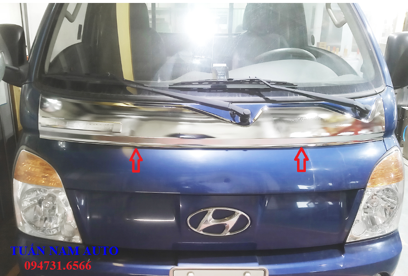 ỐP TRANG TRÍ NẮP CAPÔ, CA BÔ XE H150/H100/PORTER