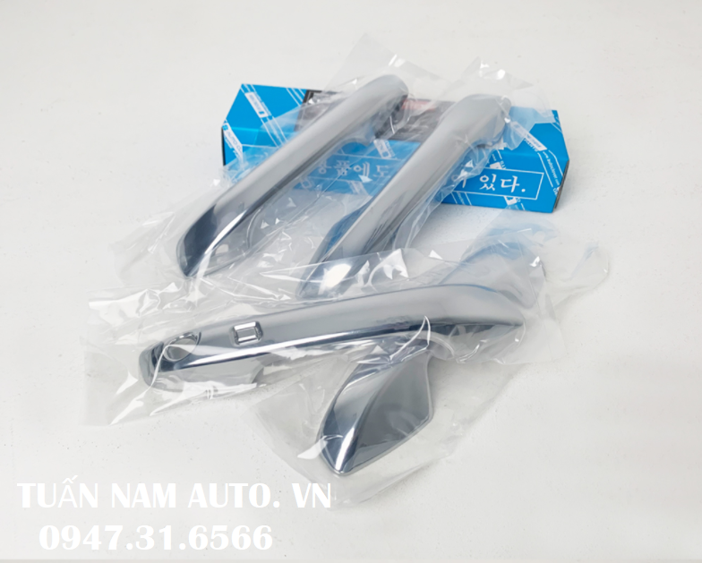 Ốp Tay Nắm Mở Cửa Seltos Kia Mạ Chrome (Hàng Korea Cao Cấp)