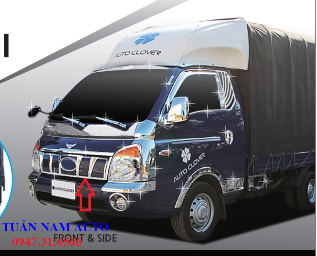 ỐP TRANG TRÍ CA LĂNG XE TẢI H150/ H100 / PORTER 2