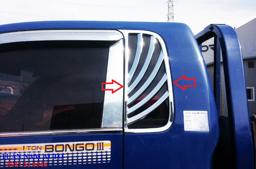 ỐP TRỤ C CRÔM XE TẢI KIA K250, K200, BONGGO 3