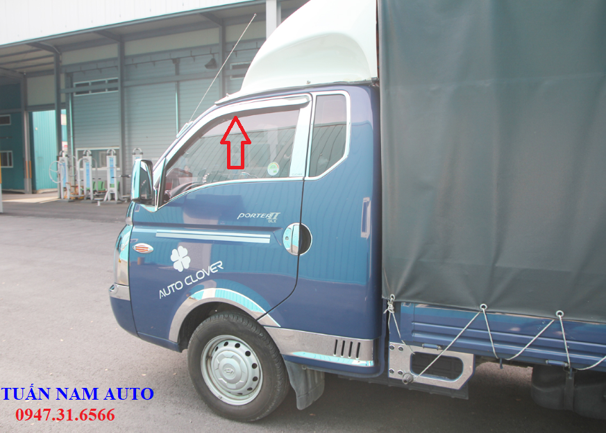 VÈ MƯA CRÔM XE TẢI HYUNDAI H150 / H100 / PORTER II