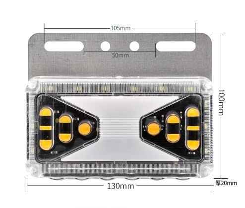 Đèn Sườn Xe Tải 3 Chế Độ Sáng Bền Đẹp 12V 24V