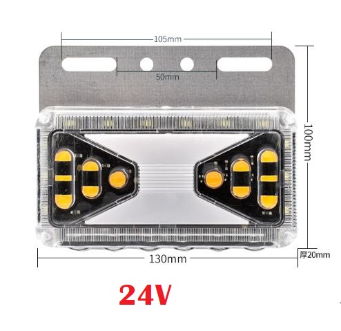Đèn Sườn Xe Tải 3 Chế Độ Sáng Bền Đẹp 12V 24V
