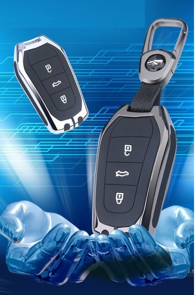 ỐP CHÌA KHÓA CHO PEUGEOT 2008 2021 2020 HỢP KIM CAO CẤP