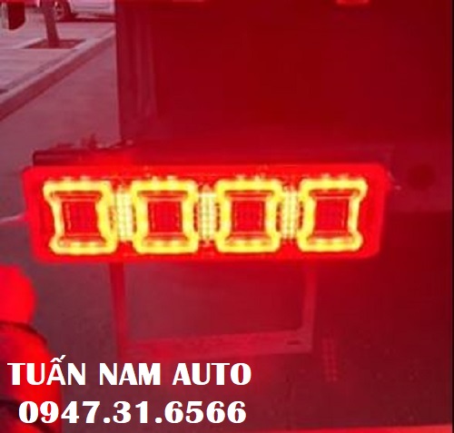 Đèn Led Hậu Xe Tải 4 Khoang 12V - 24V Siêu Sáng