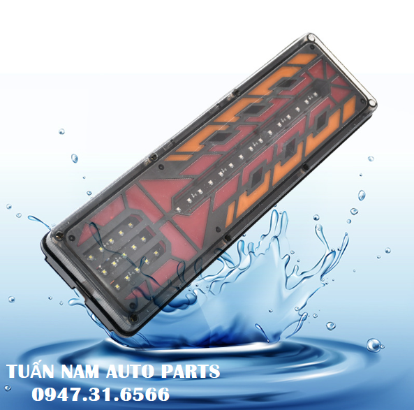 Led Đèn Sau Hậu Xương Rồng Kháng Nước Xe Đầu Kéo Ben Tải 12v-24v
