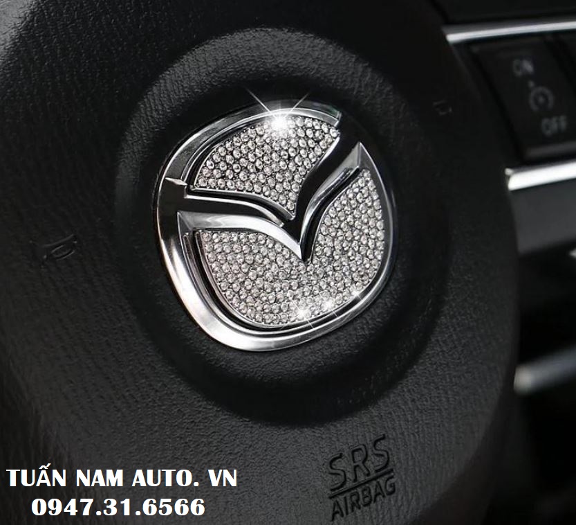 Đính Đá Logo Mazda 2, 3, 6 Mazda CX5, CX8, CX9