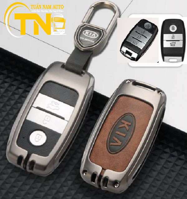 Bọc ốp khóa KIA Sonet 2024, Seltos, Soluto 2024 Loại 4 nút và 3 nút Smarkey Mẫu Mới Nhất 2022