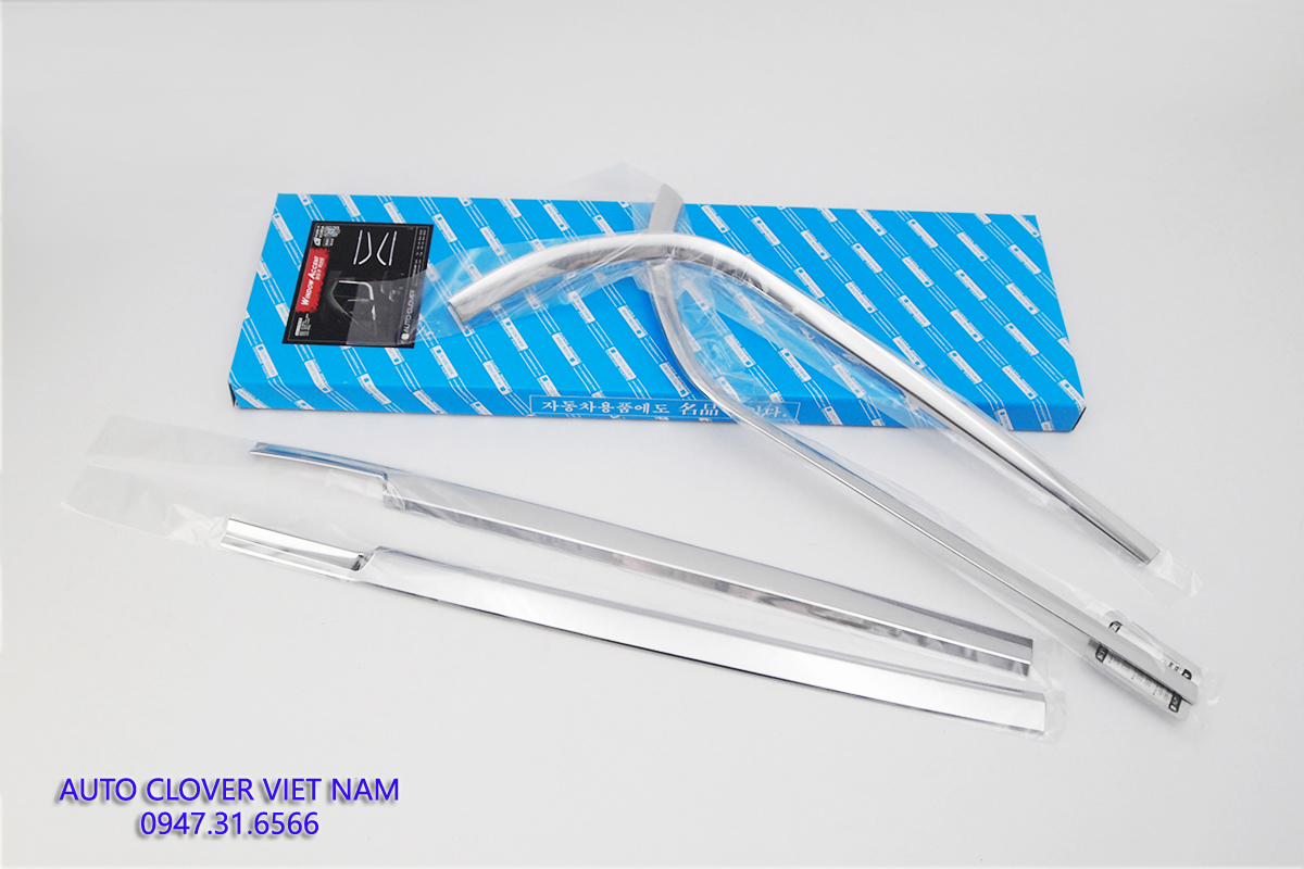 NẸP CHÂN KÍNH CỬA XE SOLATI CHROME