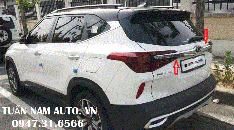NẸP ĐUÔI SAU SELTOS | NẸP CỐP SAU SELTOS KIA CRÔM (HÀNG KOREA CAO CẤP)