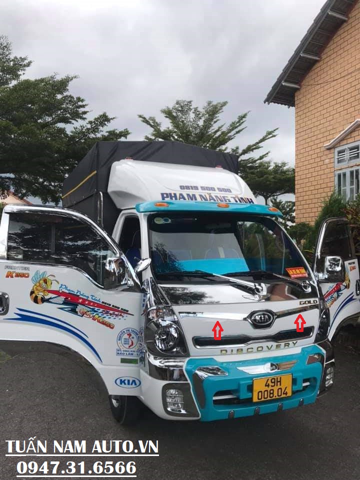 Ốp Cánh Chim Cánh Tiên Mặt Trước K200/K250/Bonggo KIA