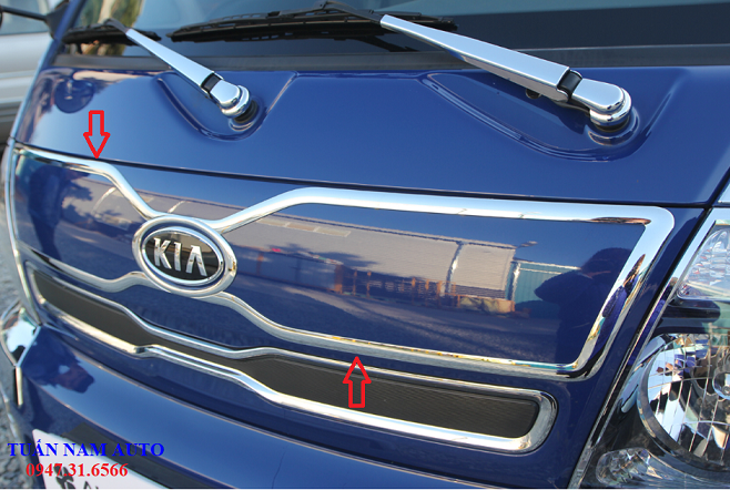 ỐP CA LĂNG CHROME XE TẢI KIA K250/ K200/ BONGGO 3