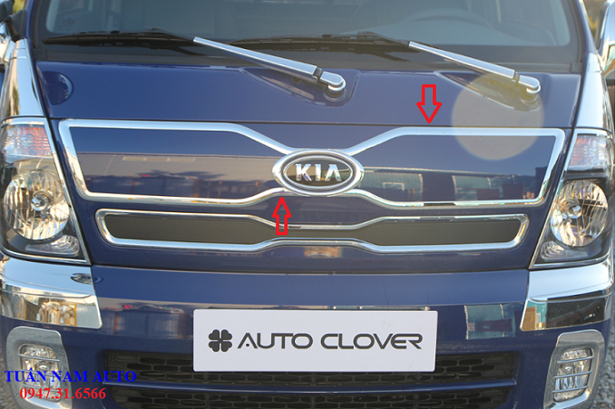 ỐP CA LĂNG CHROME XE TẢI KIA K250/ K200/ BONGGO 3