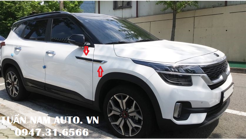 Ốp Mang Cá Seltos | Ốp Giả Hốc Gió Seltos KIA