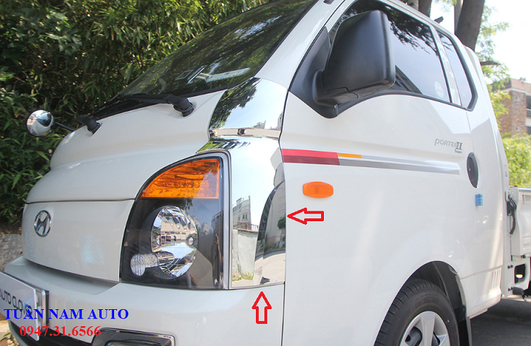 ỐP GÒ MÁ TRÊN XE TẢI HYUNDAI H150, H100, PORTER II