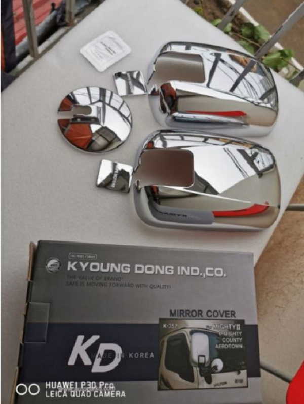 ỐP GƯƠNG CRÔM cho XE TẢI HYUNDAI HD99, HD88, HD65, HD72, HD78, HD700, HD800 COUNTY