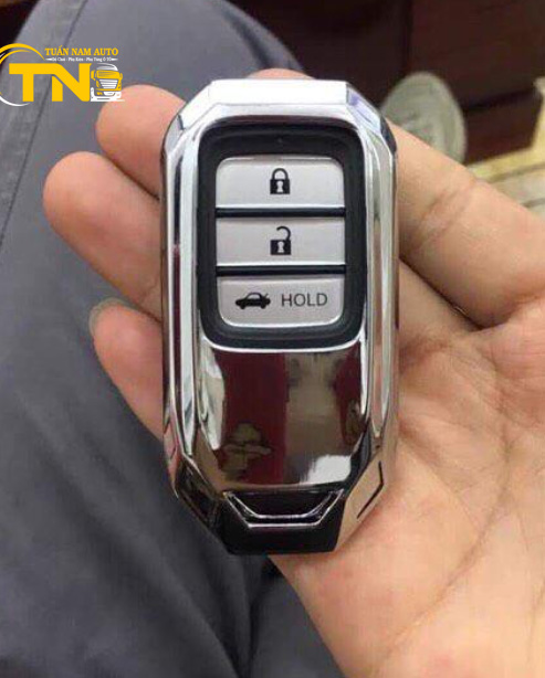 ỐP BỌC KHÓA HONDA CRV - HRV - CIVIC - CITY HỢP KIM SÁNG BÓNG