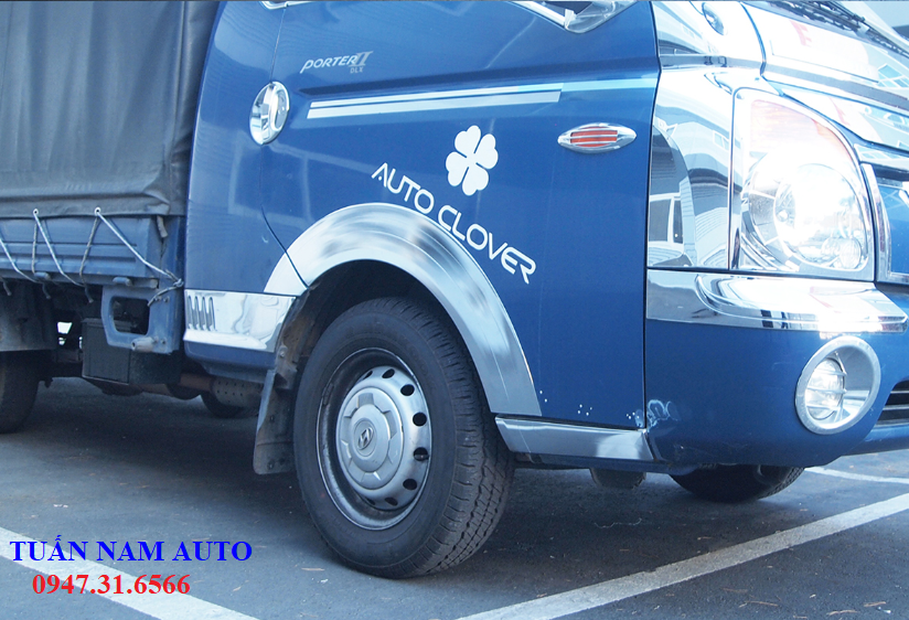ỐP CUA LỐP, VÈ CÁNH CỬA CRÔM XE HYUNDAI PORTER/H100/H150