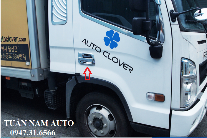 ỐP TAY NẮM MỞ CỬA CRÔM XE TẢI MIGHTY EX8, MIGHTY EX6