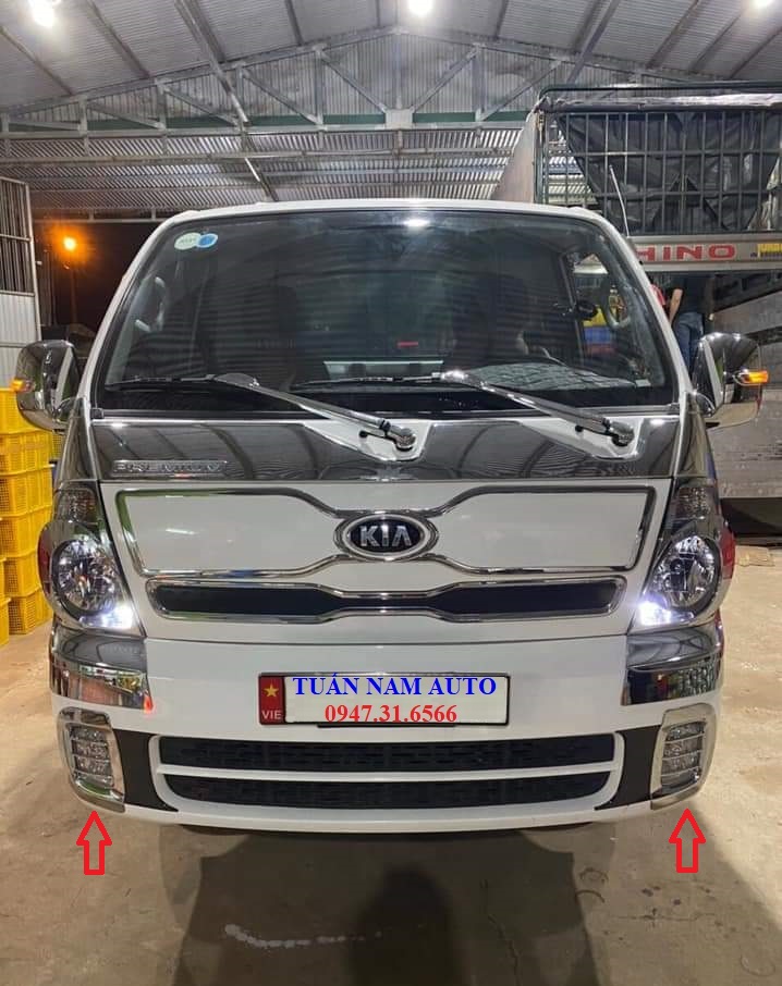 ỐP CHROME ĐÈN XƯƠNG MÙ KIA K250/ K200/ BONGGO 3