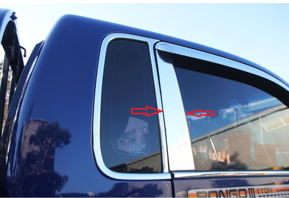 ỐP CROM TRỤ B HÔNG XE TẢI HYUNDAI PORTER II, HYUNDAI H100, H150