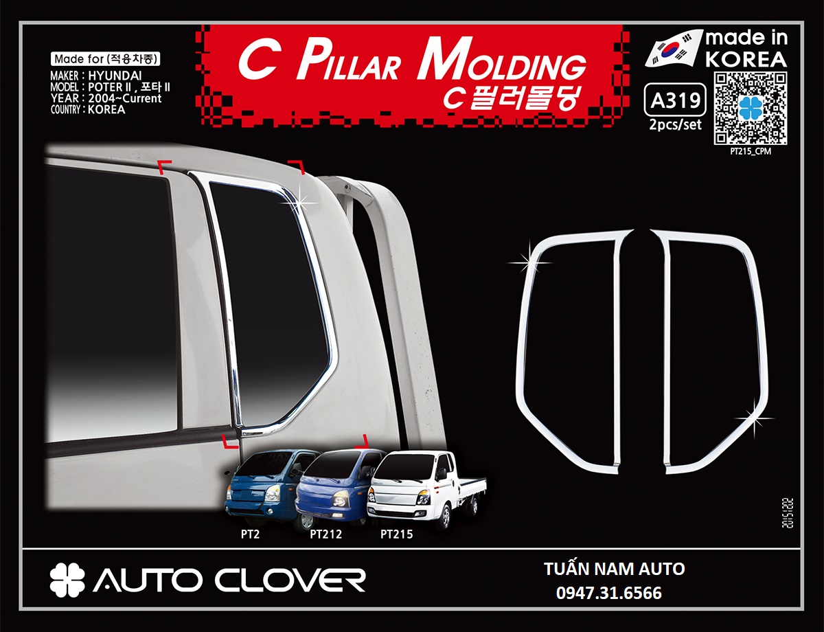 ỐP VIỀN TRỤ C XE TẢI HYUNDAI PORTER II, H100, H150