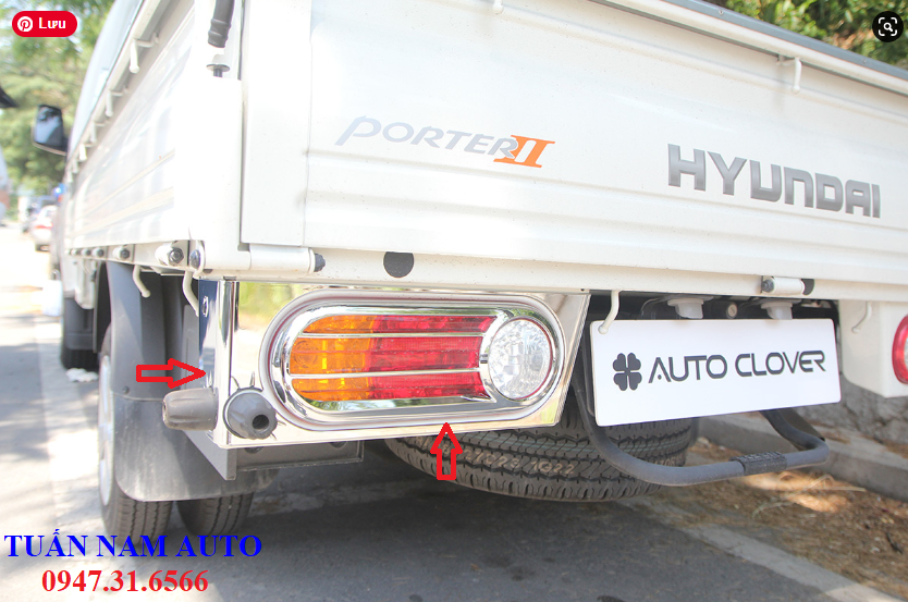 ỐP ĐÈN LÙI, ĐÈN SAU, ĐÈN HẬU XE TẢI HYUNDAI H150 PORTER II