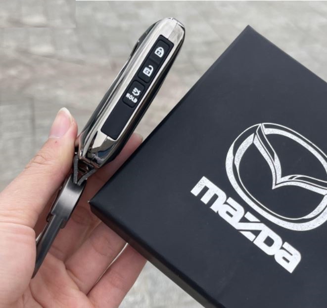 Bọc ốp khóa Mazda CX8 CX3 CX30 MAZDA 3 Đời Mới Chìa Vuông