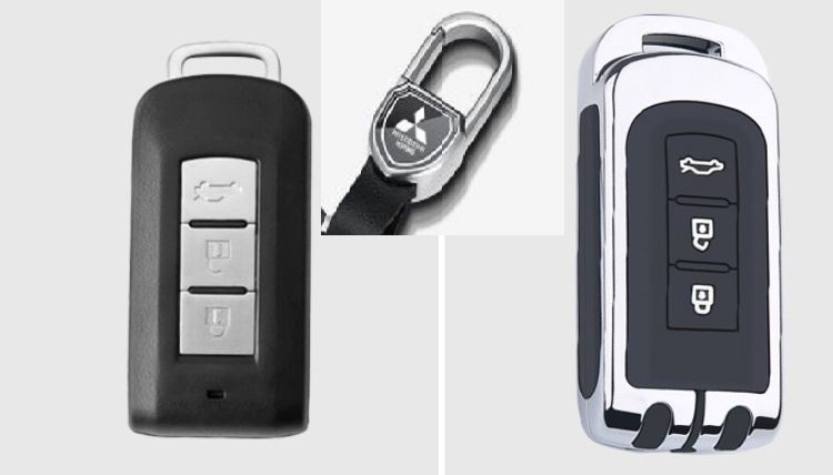 Vỏ Ốp Bảo Vệ Chìa Khóa Mitsubishi Xpander, Outlander, Attrage, Mirage Hợp Kim Cao Cấp
