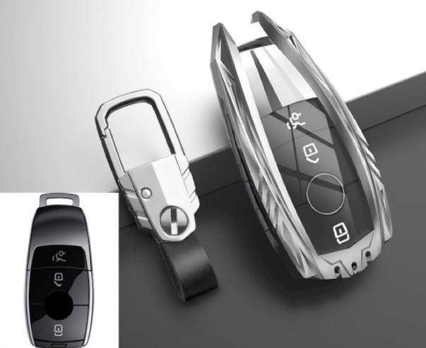 Ốp Bọc Chìa Khóa Xe Mercedes GLC GLA C E S Hợp Kim Cao Cấp