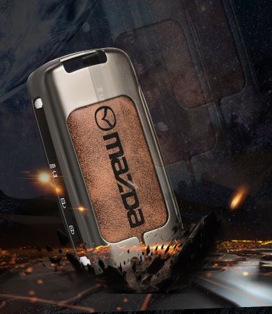 Ốp bọc bảo vệ chìa khóa Mazda CX3 CX8 CX30, Mazda 3 All New Hợp Kim Da Bò