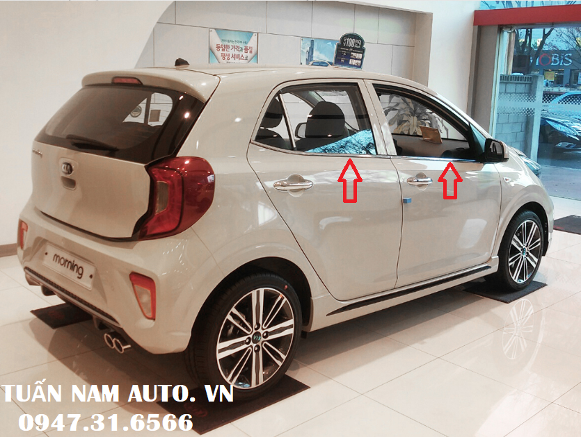 Nẹp Chân Kính Moring KIA 2021 - 2022 (Hàng Korea Cao Cấp)