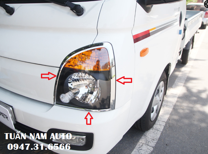 ỐP VIỀN ĐÈN PHA XE TẢI HYUNDAI PORTER, H150, H100