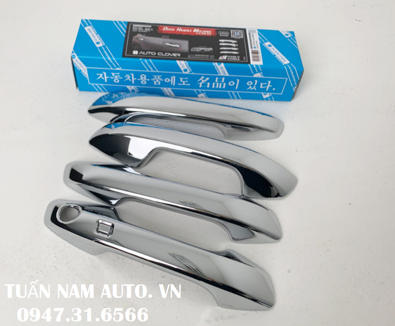 Ốp Tay Nắm Mở Cửa Seltos Kia Mạ Chrome (Hàng Korea Cao Cấp)