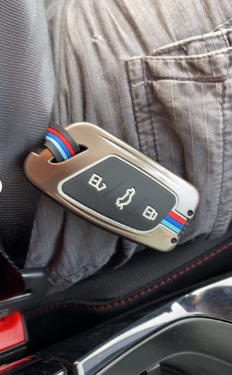 Ốp chìa khoá xe MG ZS, MG HS, MG 5 Hợp Kim Lót Sinicol Cao Cấp