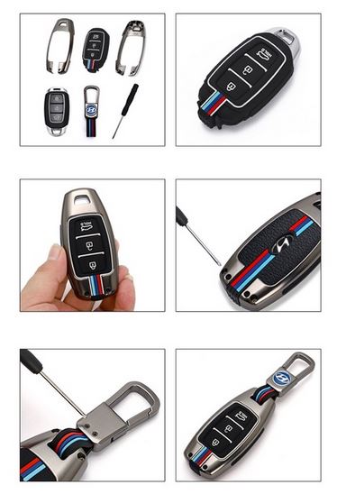 Ốp khóa Hyundai Accent (18-23), Kona, Santafe, Elantra 2023 Hợp Kim Phản Quang