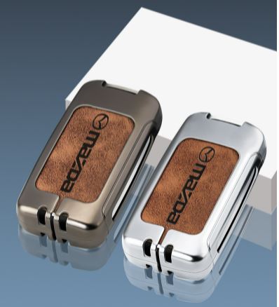 Ốp bọc bảo vệ chìa khóa Mazda CX3 CX8 CX30, Mazda 3 All New Hợp Kim Da Bò