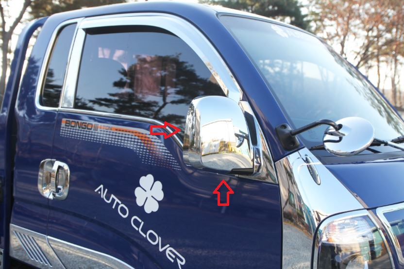 ỐP GƯƠNG CHIẾU HẬU XE TẢI K250/ K200/ BONGGO 3 Auto Clover