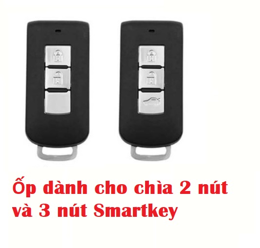 Vỏ Ốp Bảo Vệ Chìa Khóa Mitsubishi Xpander, Outlander, Attrage, Mirage Hợp Kim Cao Cấp