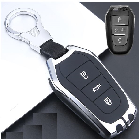 ỐP CHÌA KHÓA CHO PEUGEOT 2008 2021 2020 HỢP KIM CAO CẤP