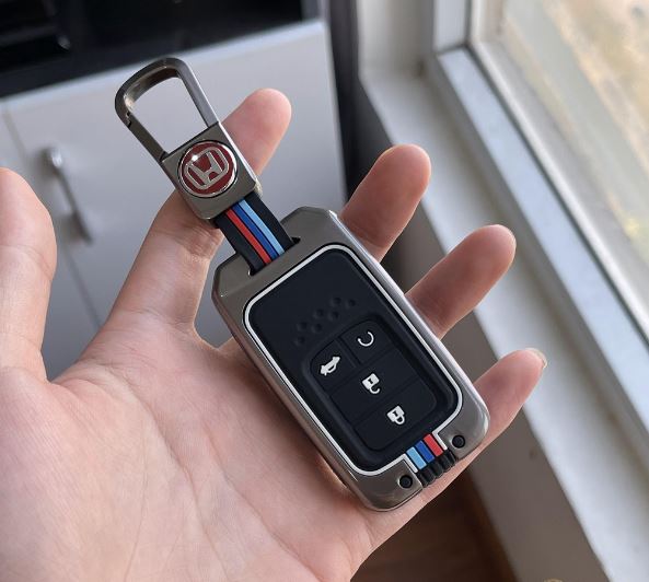 VỎ ỐP CHÌA KHÓA HONDA CITY, CIVIC, CRV, HRV, ACCORD HỢP KIM PHẢN QUANG