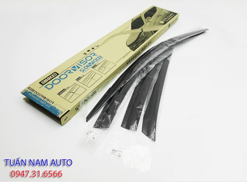 VÈ MƯA NHỰA ĐEN KONA 2021, 2020, 2019, 2018 LOẠI 4 MẢNH