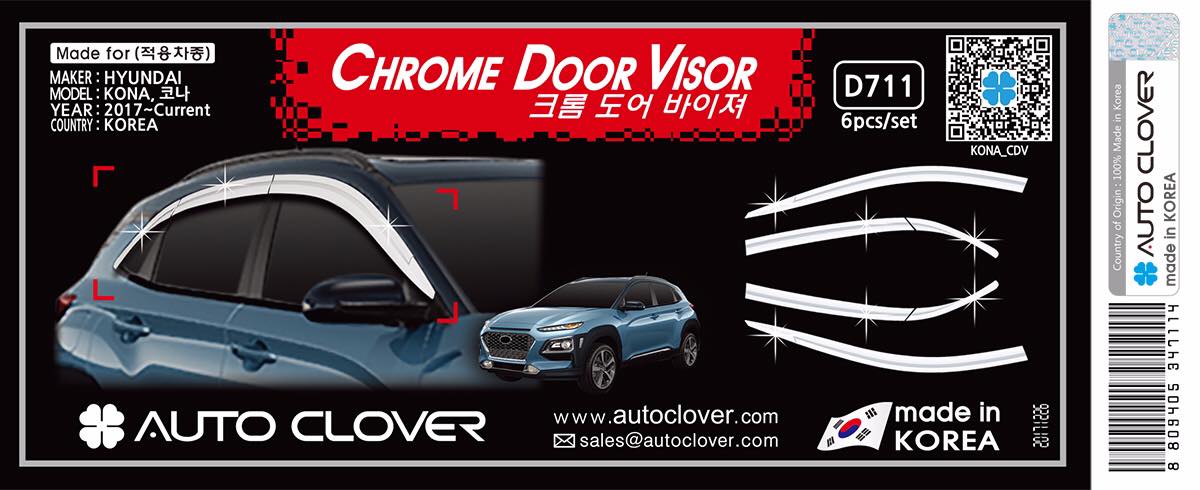 VÈ CHE CHẮN MƯA MẠ CRÔM HYUNDAI KONA