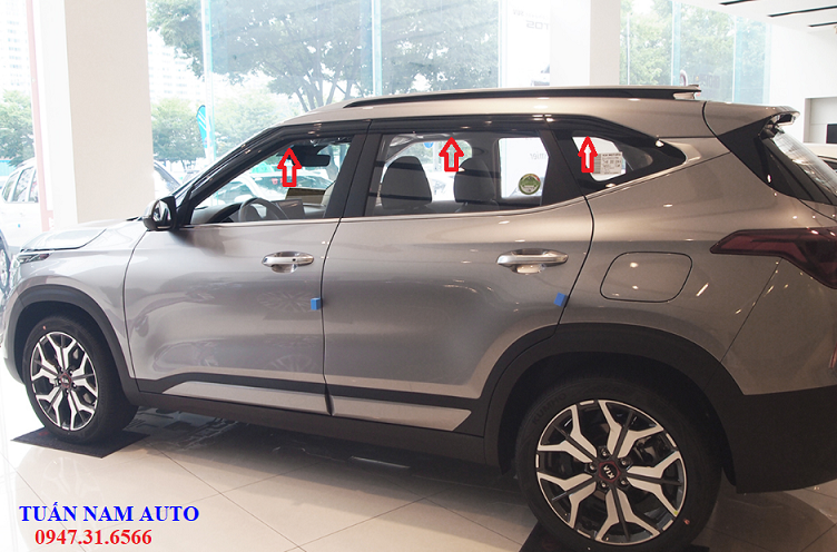 VÈ MƯA SELTOS KIA ĐEN BÓNG 6 CHI TIẾT