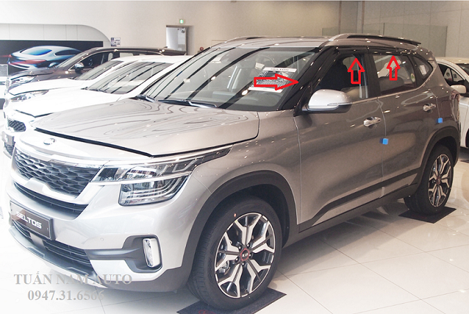 VÈ MƯA SELTOS KIA ĐEN BÓNG 6 CHI TIẾT